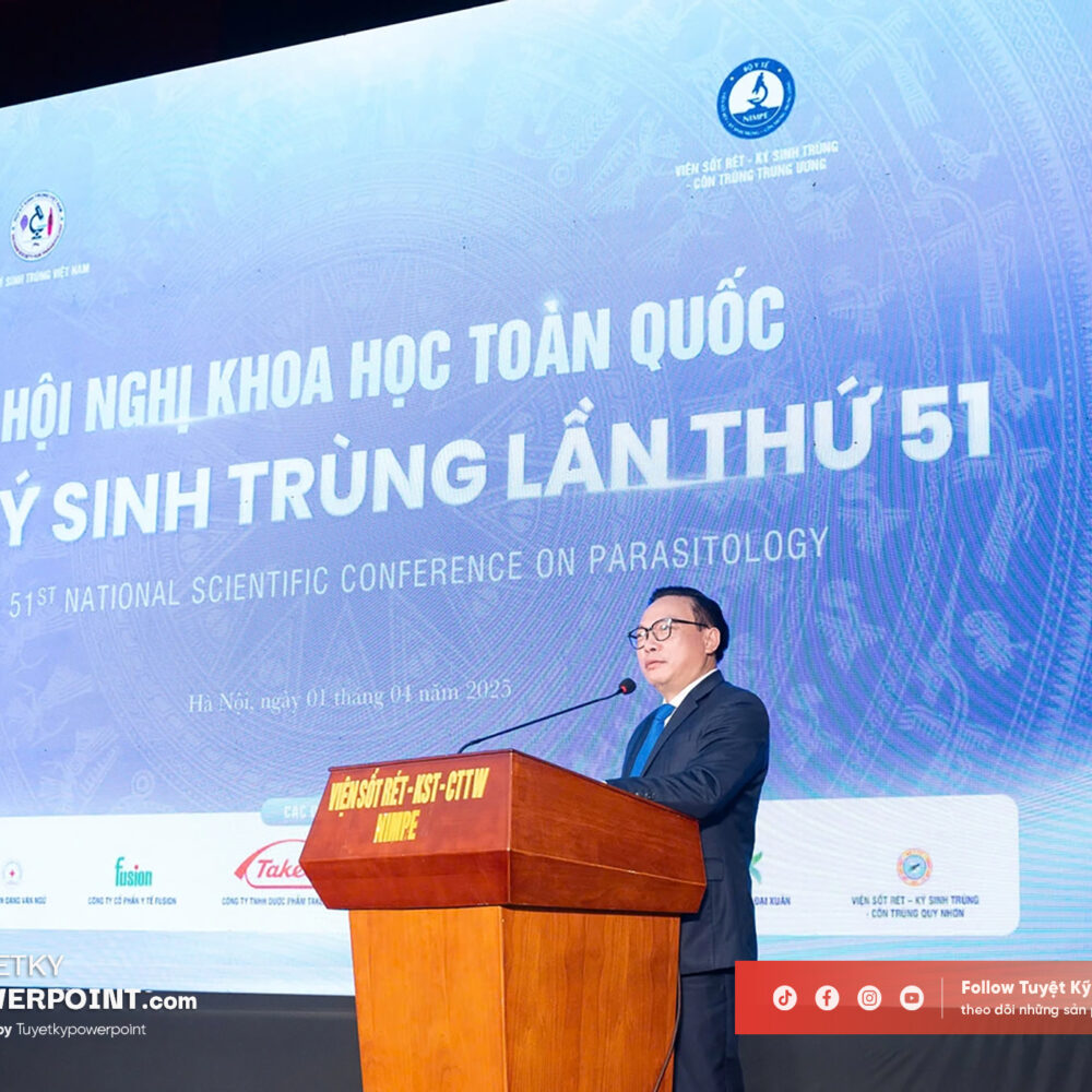Backdrop Hội nghị khoa học toàn quốc về Ký sinh trùng lần thứ 51