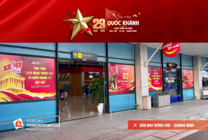 Sản phẩm Tuyetkypowerpoint tại Sân Bay Đồng Hới (T9/2025)